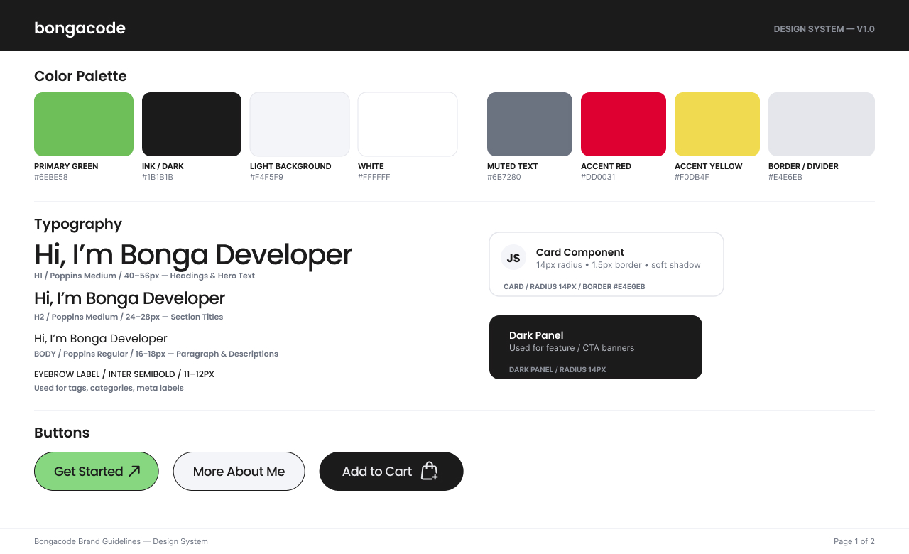 Colour tokens